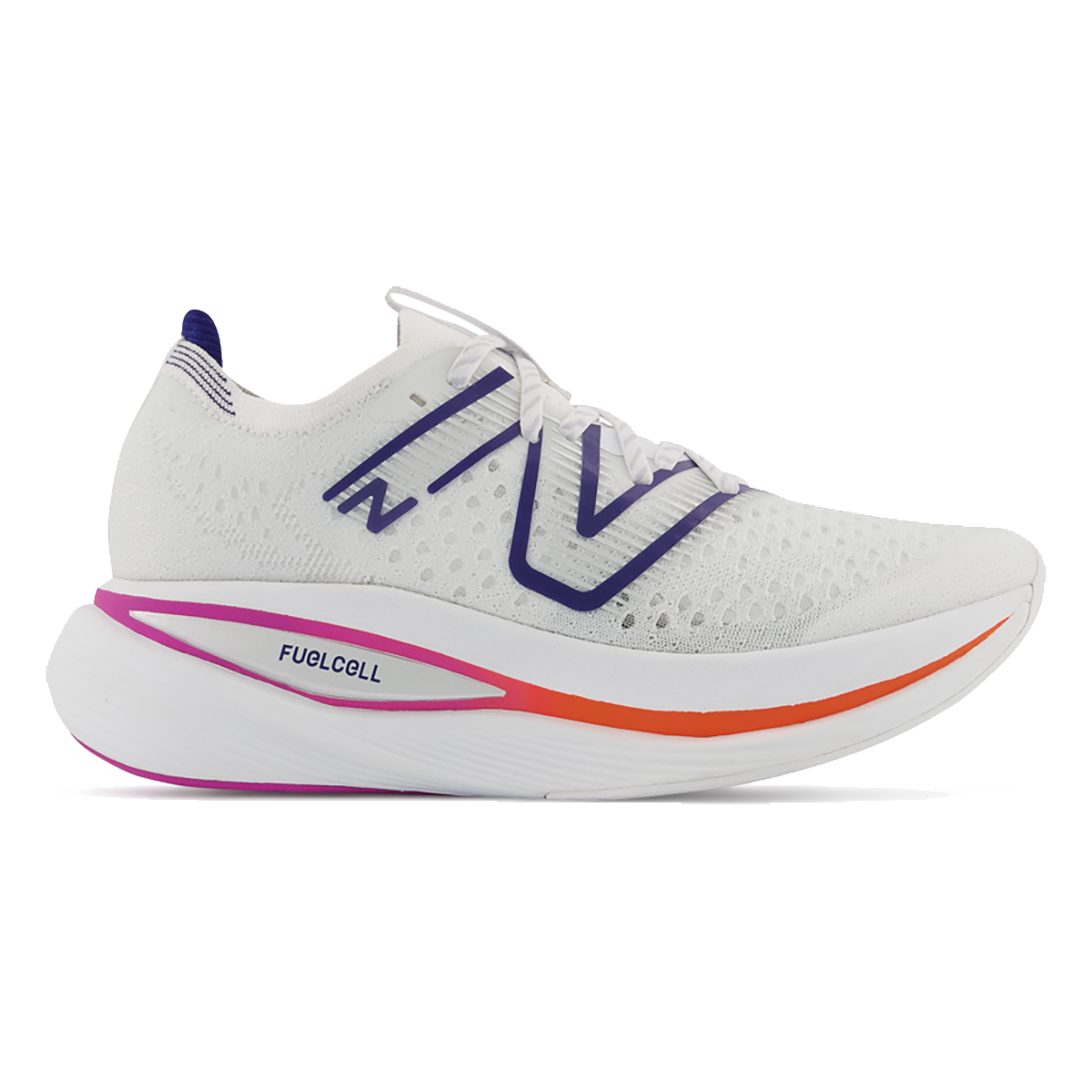 Women's New Balance FuelCell Supercomp V2, White/Victory Blue, 8.5 B Medium