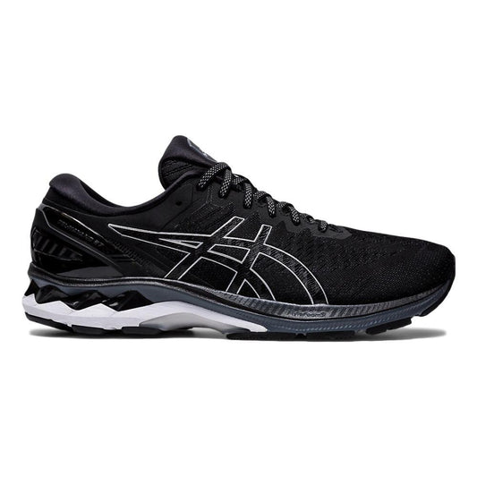 Men's Asics Gel-Kayano 27, Black/Pure Silver, 11 D Medium