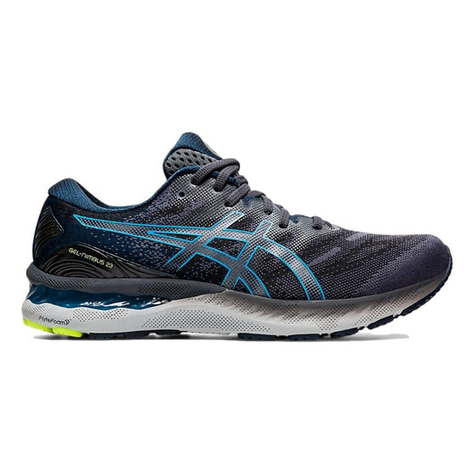 Men's Asics Gel-Nimbus 23, Carrier Grey/Digital Aqua, 8.5 D Medium