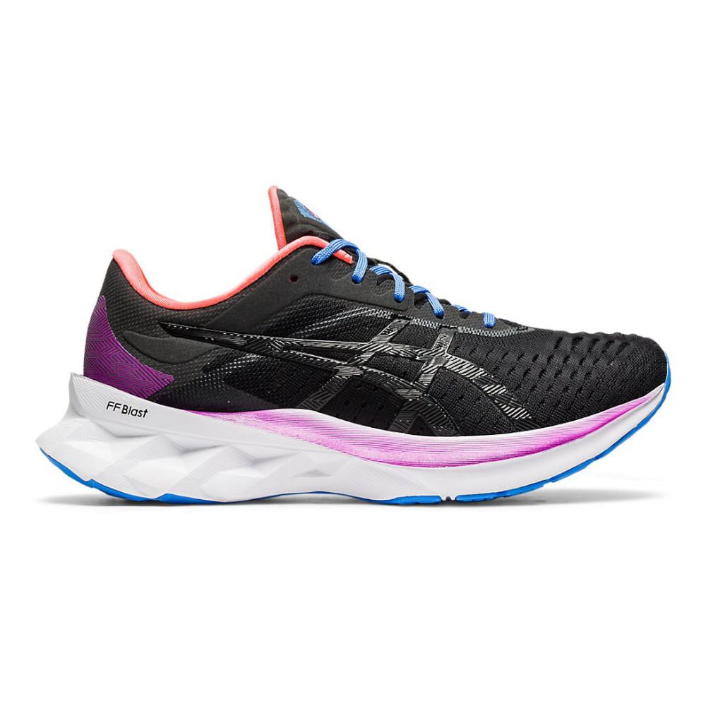 Women's Asics Novablast, Black/Black, 7 B Medium