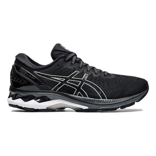 Women's Asics Gel-Kayano 27, Black/Pure Silver, 9.5 D Wide