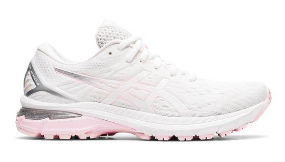 Women's Asics GT-2000 9, White/Pink Salt, 9 B Medium