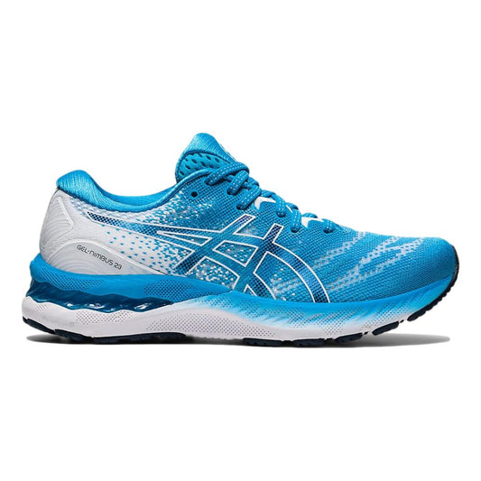 Women's Asics Gel-Nimbus 23, Digital Aqua/White, 8 B Medium