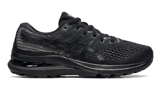 Women's Asics GEL-Kayano 28, Black/Graphite Grey, 8 B Medium