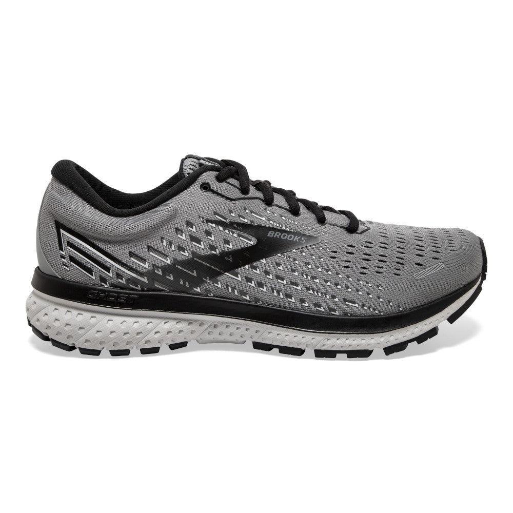 Men's Brooks Ghost 13, Primer Grey/Pearl/Black, 11.5 D Medium