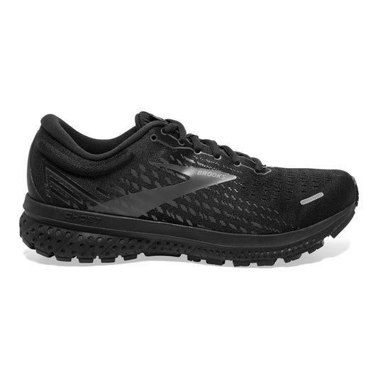 Men's Brooks Ghost 13, Black/Black, 9 2E Wide
