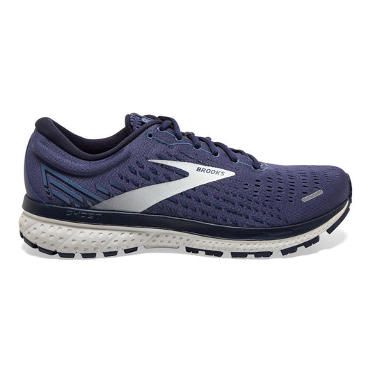 Men's Brooks Ghost 13, Deep Cobalt/Grey/Navy, 9 D Medium