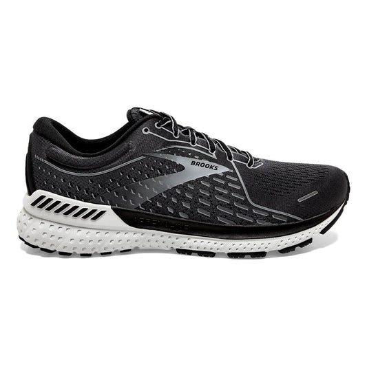 Men's Brooks Adrenaline GTS 21, Blackened Pearl/Black Grey, 12.5 2E Wide