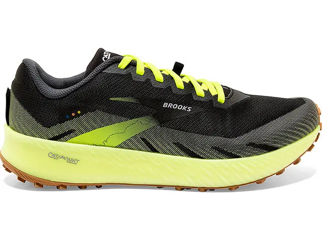 Men's Brooks Catamount, Black/Nightlife, 9 D Medium