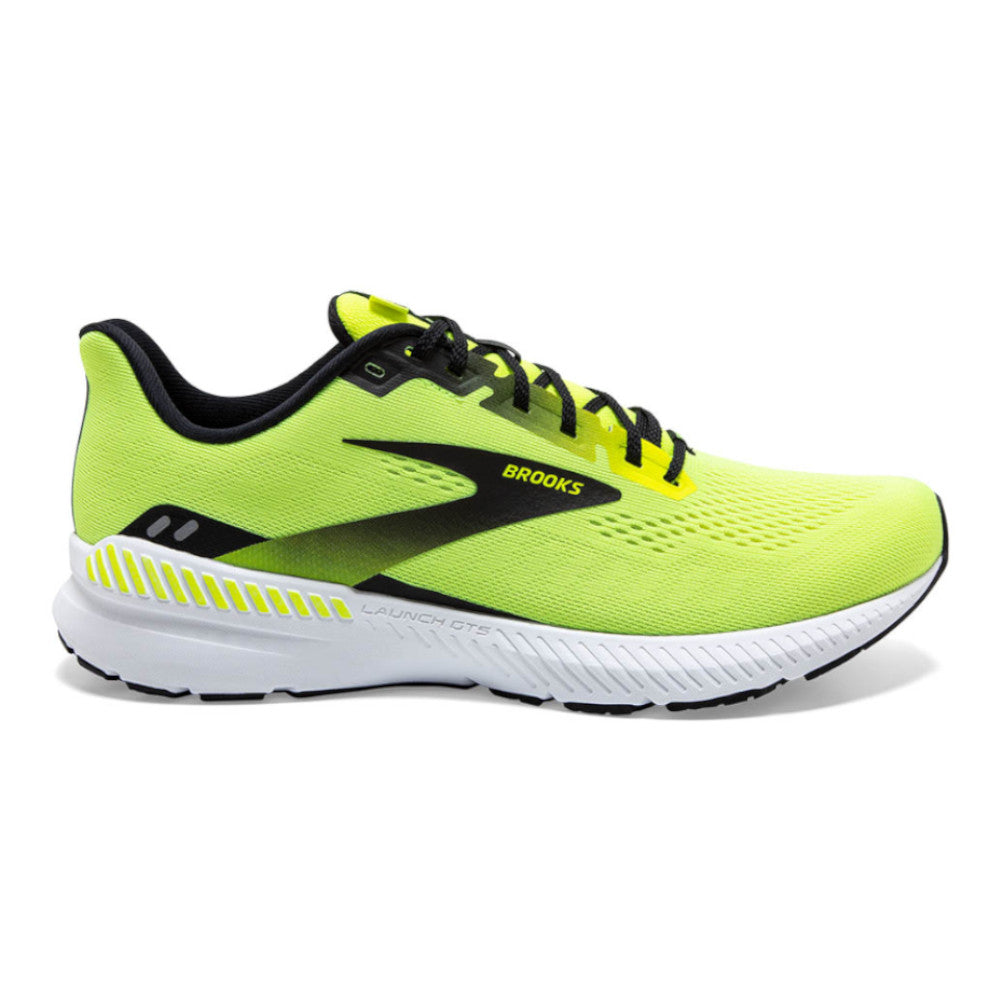 Men's Brooks Launch GTS 8, Nightlife/Black/White, 8.5 D Medium