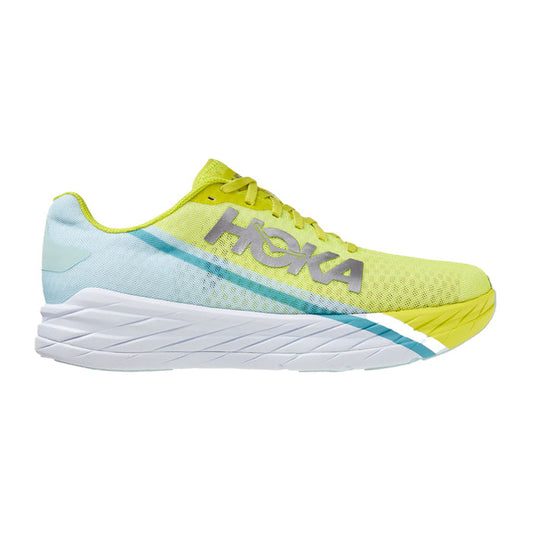 Men's Hoka One One Rocket X, Blue Glass/Evening Primrose, 12 D Medium