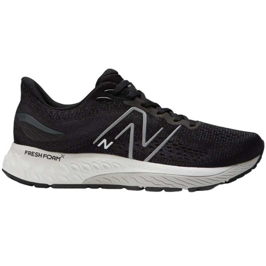 Men's New Balance Fresh Foam X 880v12, Black/Lead/Light Aluminum, 9 B Narrow