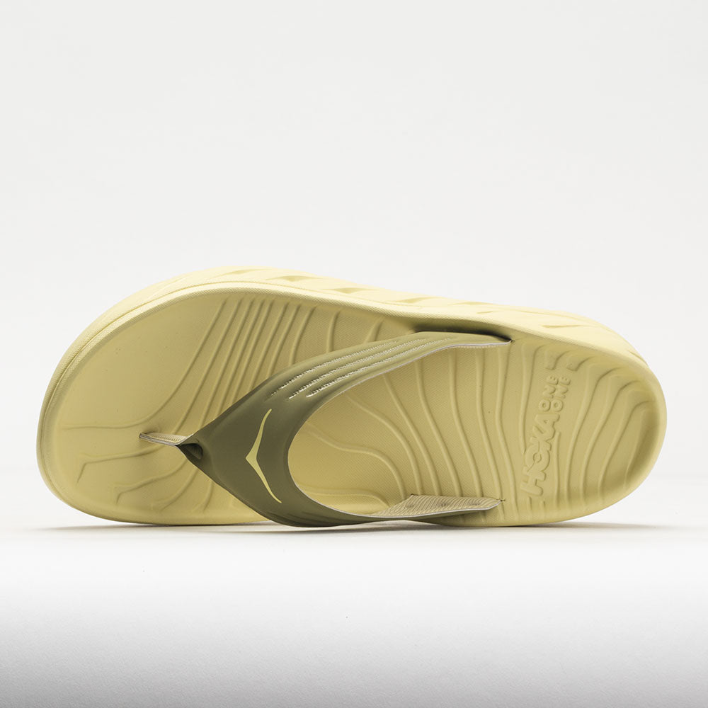 HOKA Ora Recovery Flip Men's  Green Moss/Celery Root