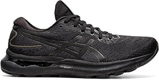 Men's Asics Gel-Nimbus 24, Black/Black, 10 D Medium