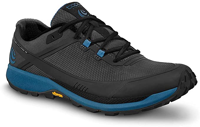 Men's Topo Athletic Runventure 3, Black/Blue, 11.5 D Medium
