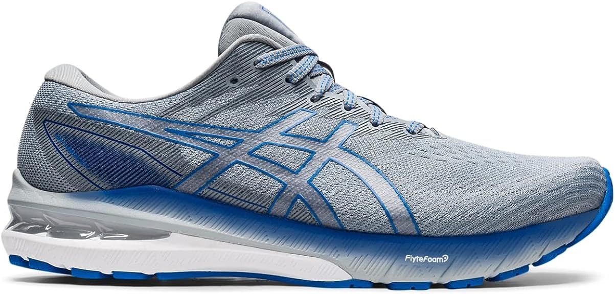Men's Asics GT-2000 10, Sheet Rock/Electric Blue, 11.5 Wide