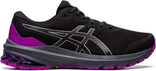 Women's Asics GT-1000 11 Lite-Show, Black/Orchid, 10.5 B Medium