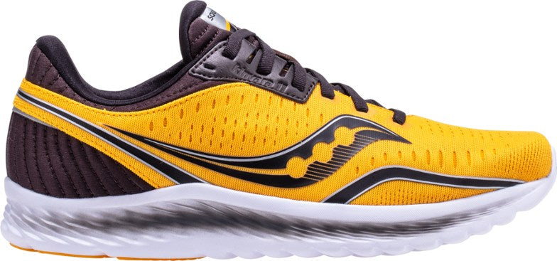 Men's Saucony Kinvara 11, Yellow, 9.5 D Medium