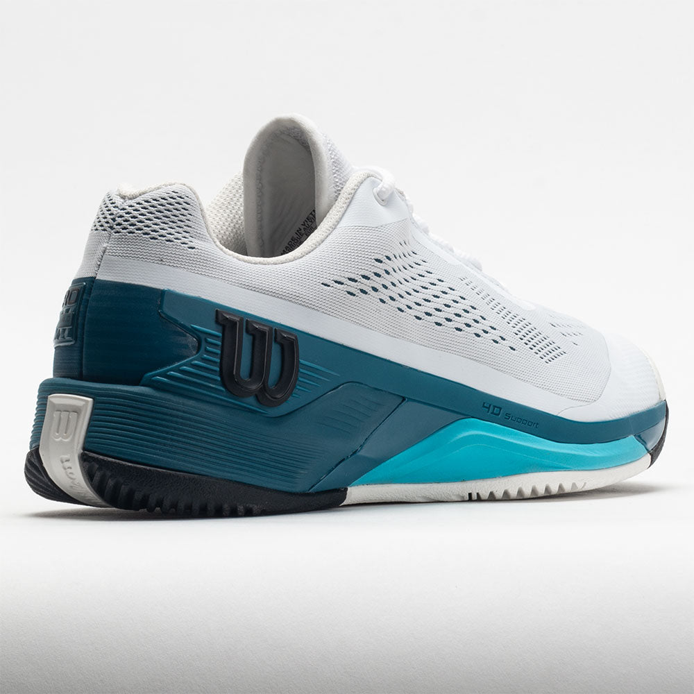 Wilson Rush Pro 4.0 Men's  White/Blue Coral/Blue Atoll