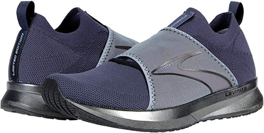 Men's Brooks Levitate 4 L.E., Grey/Black/Red, 10.5 D Medium