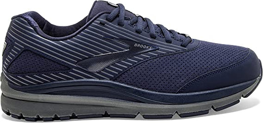 Men's Brooks Addiction Walker Suede, Peacoat/Shade/Peacoat, 11.5 2E Wide