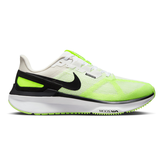 Men's Nike Structure 25, White/Black-Volt-Phantom, 12.5 D Medium
