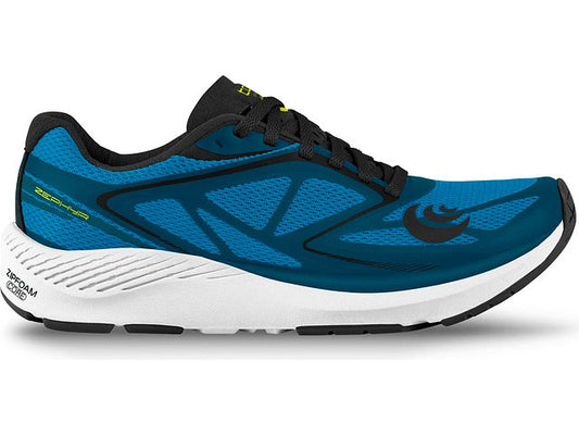 Men's Topo Athletic Zephyr, Blue/Black, 11.5 D Medium