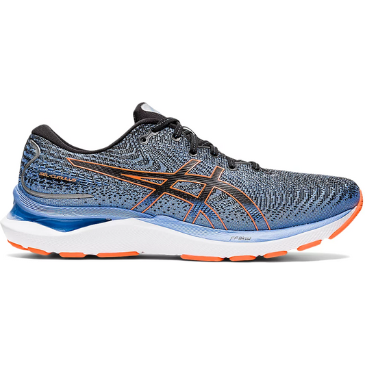 Men's Asics Gel-Cumulus 24, Black/Shocking Orange, 8.5 D Medium