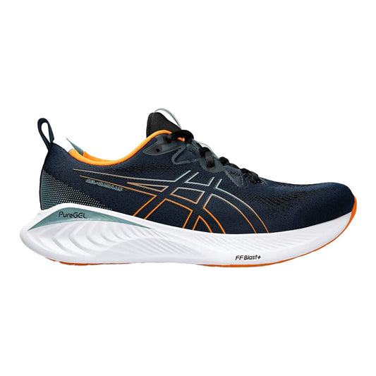 Men's Asics GEL-Cumulus 25, French Blue/Bright Orange, 10 D Medium