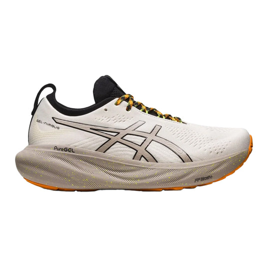 Men's Asics Gel-Nimbus 25 TR, Nature Bathing/Neon Lime, 8 D Medium