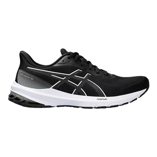 Men's Asics GT-1000 12, Black/White, 10.5 D Medium
