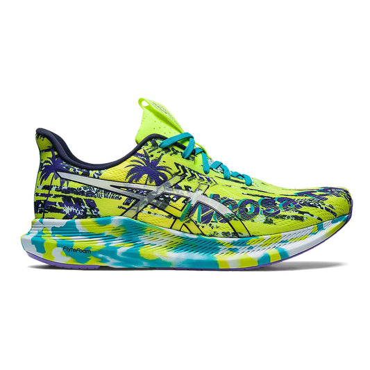 Men's Asics NOOSA TRI 14, Lime Zest/Sky, 12 D Medium