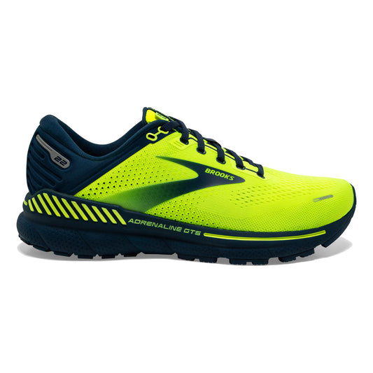 Men's Brooks Adrenaline GTS 22, Nightlife/Titan, 12 D Medium