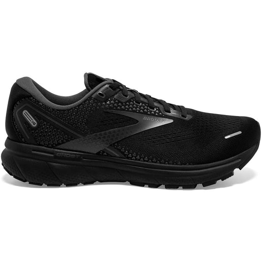 Men's Brooks Ghost 14, Black/Black/Ebony, 11.5 D Medium