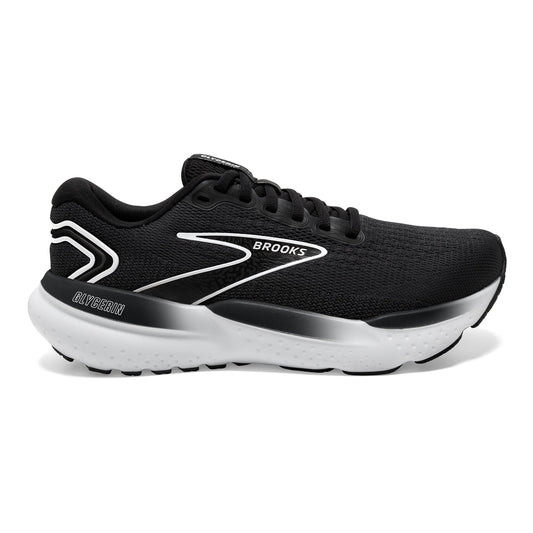 Men's Brooks Glycerin 21, Black/Grey/White, 8.5 2E Wide