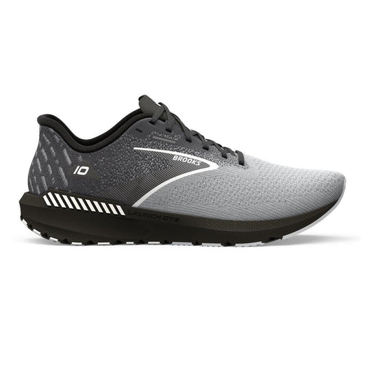 Men's Brooks Launch GTS 10, Black/Blackened Pearl/White, 8.5 D Medium