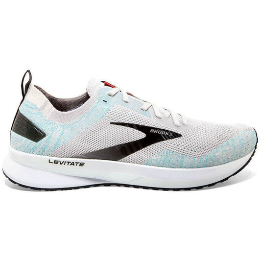 Men's Brooks Levitate 4, Grey/Black/Capri, 10 D Medium