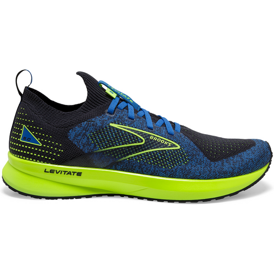 Men's Brooks Levitate Stealthfit 5, India Ink/Blue/Nightlife, 9 D Medium