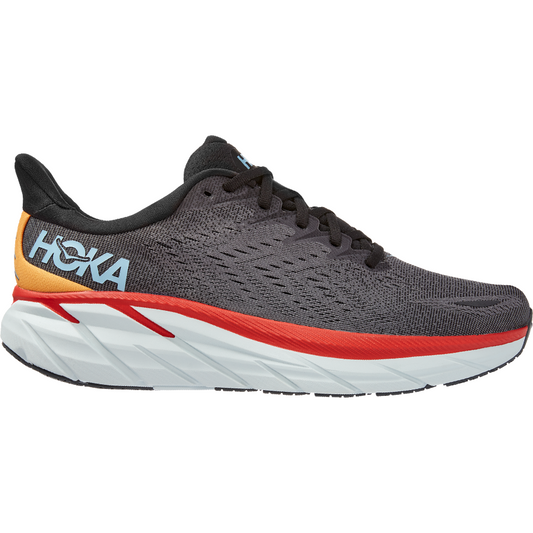 Men's Hoka One One Clifton 8, Anthracite/Castlerock, 11 2E Wide