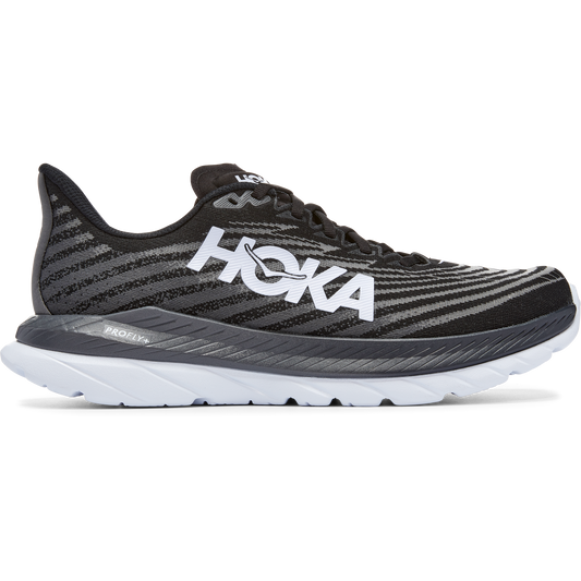 Men's Hoka One One Mach 5, Black/Castlerock, 10.5 D Medium
