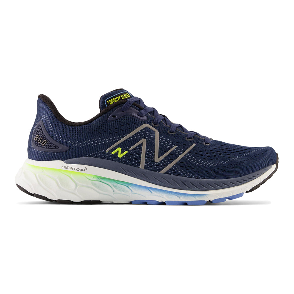 Men's New Balance Fresh Foam X 860v13, NB Navy/Dark Silver Metallic, 11.5 D Medium