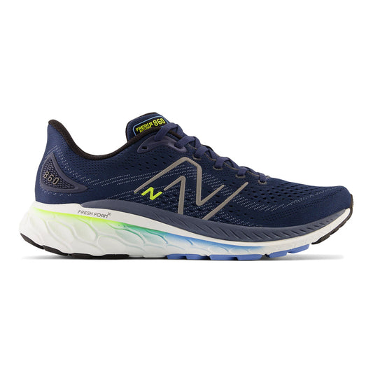 Men's New Balance Fresh Foam X 860v13, NB Navy/Dark Silver Metallic, 11.5 D Medium
