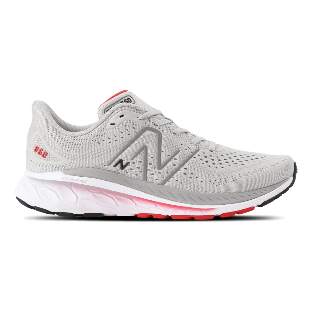 Men's New Balance Fresh Foam X 860v13, Light Aluminum, 12 2E Wide