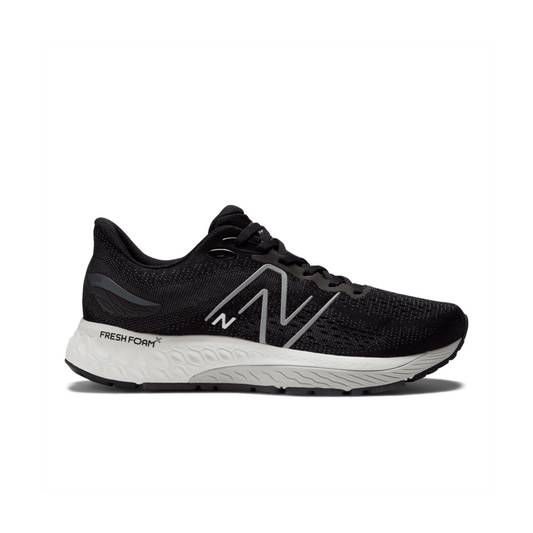 Men's New Balance Fresh Foam X 880v12, Black/Light Aluminum, 12 D Medium