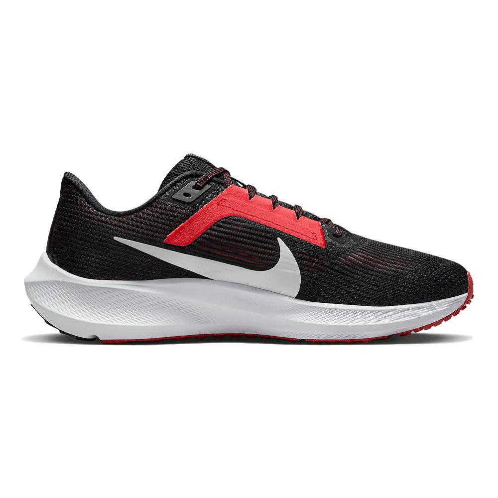 Men's Nike Pegasus 40, Black/White-Lt Crimson, 11 D Medium