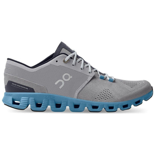 Men's On Cloud X, Alloy/Niagra, 10.5 D Medium