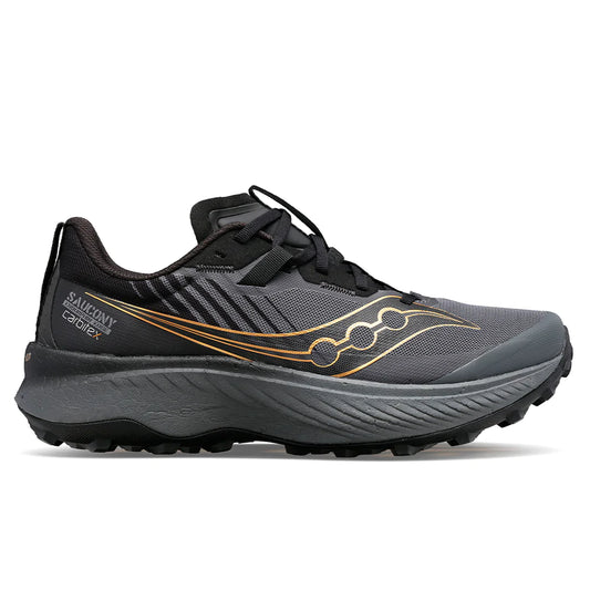 Men's Saucony Endorphin Edge, Black/Goldstruck, 11.5 D Medium