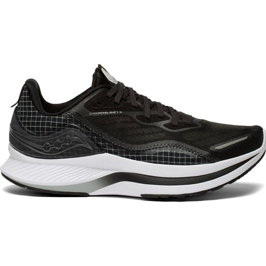 Men's Saucony Endorphin Shift 2, Black/White, 12.5 D Medium