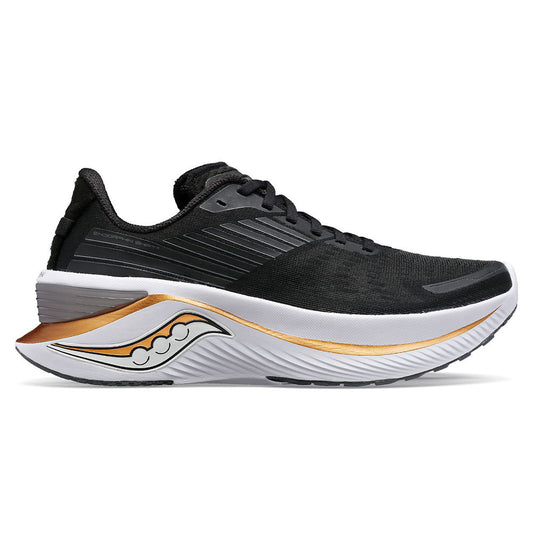 Men's Saucony Endorphin Shift 3, Black/Goldstrck, 8.5 D Medium