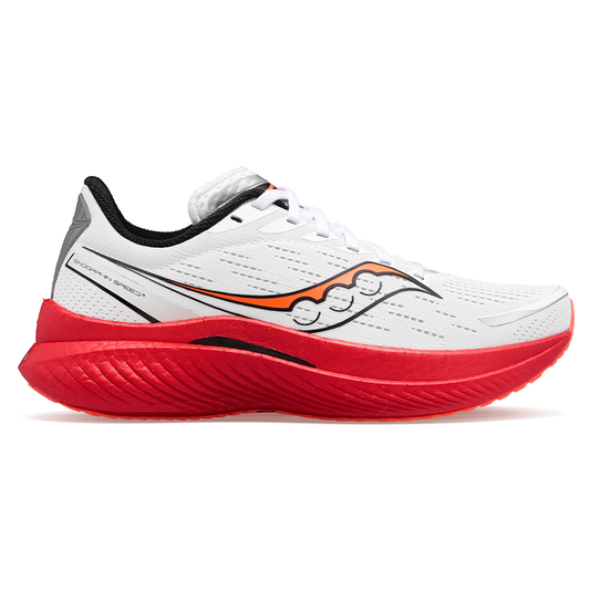 Men's Saucony Endorphin Speed 3, White/Black/Vizi, 11.5 D Medium
